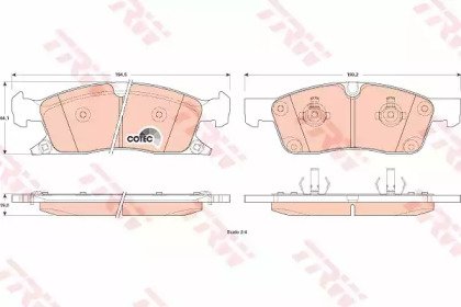 Колодки тормозные дисковые JEEP: GRAND CHEROKEE IV 603