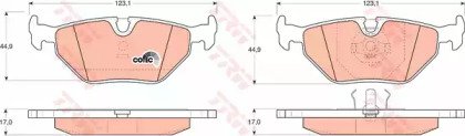 Колодки тормозные дисковые BMW: 3 86-92, 3 94-98,  917