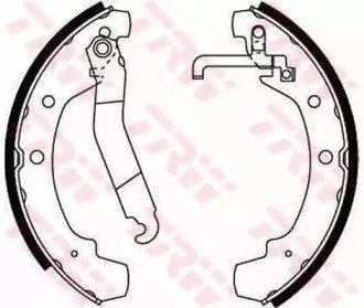 Колодки тормозные барабанные задн VW: LT 28 I авто 511