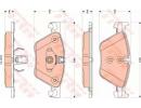 Колодки тормозные дисковые передн BMW: 5 (F10) 10  882