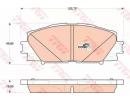 Колодки тормозные дисковые LEXUS: CT (ZWA1_) 11-\  173