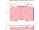 Колодки тормозные дисковые передн MERCEDES-BENZ: 1 962