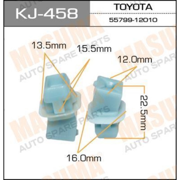 Клипса крепежная  Masuma KJ458 3379754