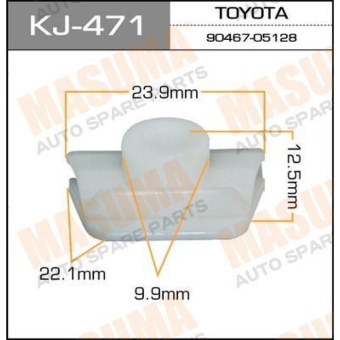 Клипса крепежная  Masuma KJ471 3379759