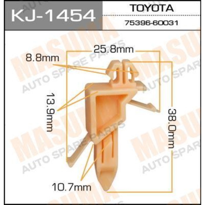 Клипса крепежная  Masuma KJ1454 3380049