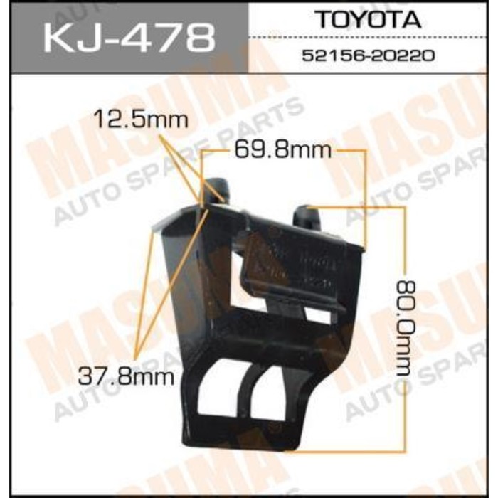 Клипса крепежная  Masuma KJ478 3381227