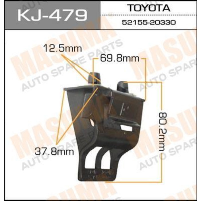 Клипса крепежная  Masuma KJ479 3381228