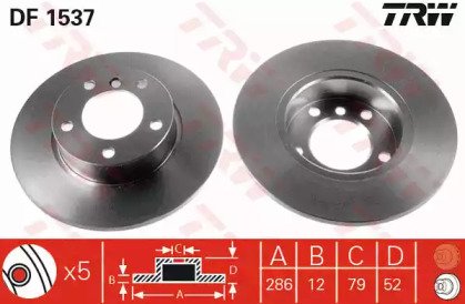 Диск тормозной передний BMW: 3 90-98, 3 Compact 94 537