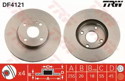 Диск тормозной передний MAZDA: MX-5 I 94-98, MX-5  121