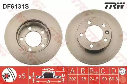 Диск тормозной NISSANU NU400 2.3 dCi/2.3 dCi RWD 1 31S