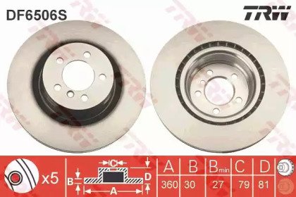 Диск тормозной LAND ROVER: RANGE ROVER III 02-12 06S