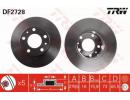 Диск тормозной передний AUDI: A2 03-05,  CITROEN:  728