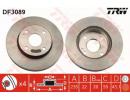 Диск тормозной передний MAZDA: 323 C IV 89-94, 323 089