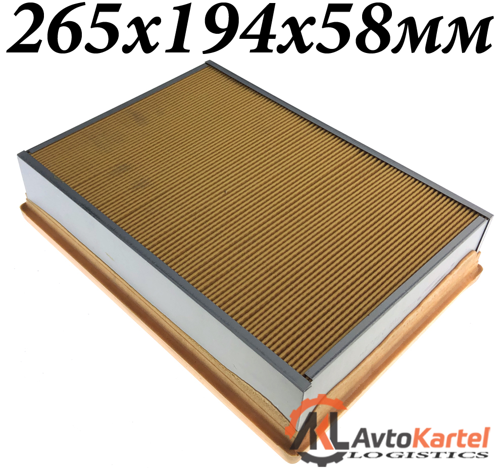 Фильтр воздушный SSANGYONG Istana 95-03 265х194х58мм УЦЕНКА