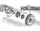 Шкив коленвала j35a6 HONDA ACCORD CM5 2003-2006 [U 5A6