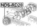 Шкив коленвала rd28 NISSAN PATROL(GR) Y61 1997.10- D28