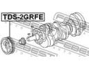 Шкив коленвала 2grfe TOYOTA RAV4 ACA3#,ALA3#,GSA33 RFE