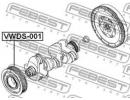 Шкив коленвала bks/bun/bng/asb/bug AUDI A5/S5 SPOR 001