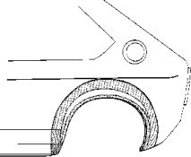 Арка крыла задняя левая SEAT:IBIZA/CORDOBA (02/199 145