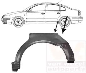 Арка крыла задняя левая VW PASSAT B5 (10/1996-02/2 147