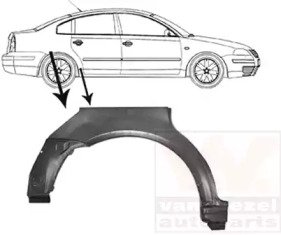 Арка крыла задняя правая  VW PASSAT B5 (10/1996-02 148