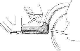 Порог кузова левый VW: LT (1975-1996) 301