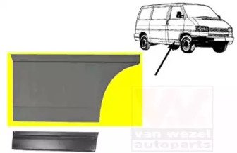 Панель ремонтная дверь высокий правый VW T4 90-03 170