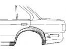 Арка крыла задняя левая BMW: 3(E30) 11.82-12.90 4д 147