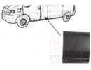Панель ремонтная левый боковая 50cm x 60cm FIAT Du 105