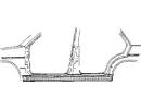 Порог кузова правый RENAULT: 19 11.88-10.95 4дв 104