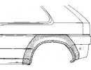 Арка крыла задняя правая  VW: GOLF 2/JETTA 2 83-91 146