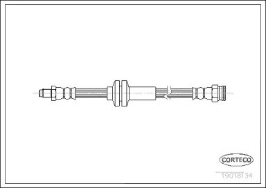 Шланг тормозной FIAT: CROMA 1600/1900 Turbo D i.d. 134