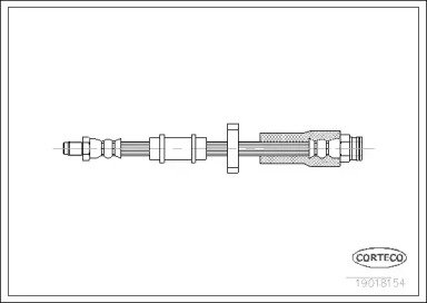 Шланг тормозной CITROEN: C25 c бортовой платформой 154