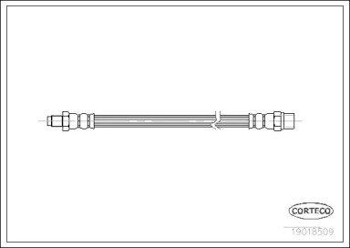 Шланг тормозной ALFA ROMEO: 33 1.5 4x4/1.5 4x4 83- 509