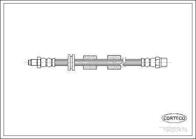 Шланг тормозной BMW: 5 518 i/520 i/520 i 24V/524 t 479