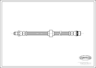 Шланг тормозной RENAULT: LAGUNA Grandtour 1.6 16V/ 611