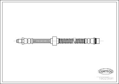 Шланг тормозной CITROEN: XANTIA 1.6 i/1.8 i/1.8 i  691