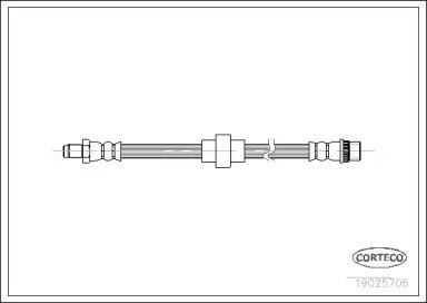 Шланг тормозной RENAULT: MEGANE I 1.4 16V/1.4 Eco/ 706