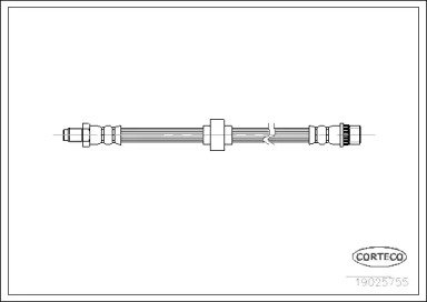 Шланг тормозной OPEL: VIVARO Combi 1.9 DI/1.9 DTI/ 755