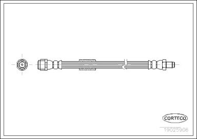 Шланг тормозной MERCEDES-BENZ: E-CLASS E 280 4-mat 906