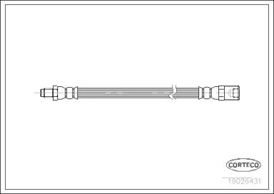 Шланг тормозной IVECO: DAILY III c бортовой платфо 431