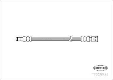 Шланг тормозной IVECO: DAILY III c бортовой платфо 432