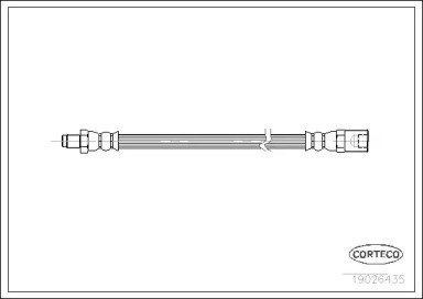 Шланг тормозной IVECO: DAILY III c бортовой платфо 435