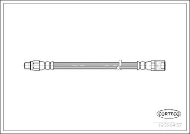 Шланг тормозной IVECO: DAILY III c бортовой платфо 437