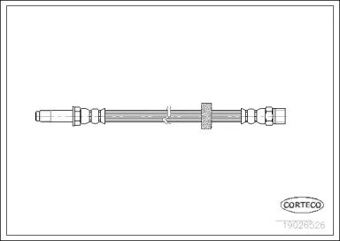 Шланг тормозной VOLVO: S60 2.0 T/2.3 T5/2.4/2.4 AW 526