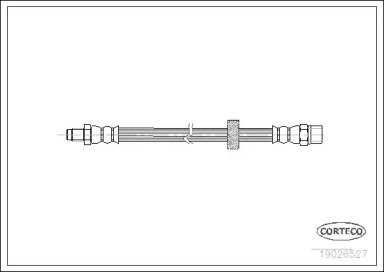 Шланг тормозной VOLVO: S90 2.9 96-98 527