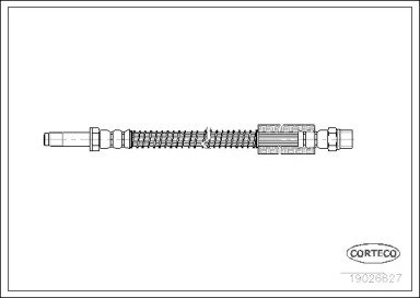 Шланг тормозной VOLVO: C70 I купе 2.0 T/2.3 T-5/2. 627