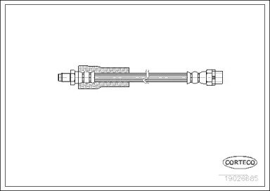 Шланг тормозной BMW: 7 725 tds/728 i,iL/730 d/730  685