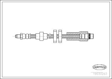 Шланг тормозной PEUGEOT: 607 2.0/2.0 HDI/2.0 HDi/2 283