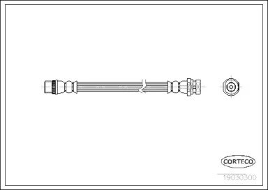 Шланг тормозной RENAULT: ESPACE IV 1.9 dCi/1.9 dCi 300